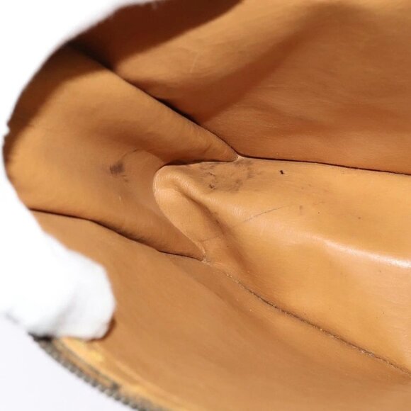 GUCCI GG Canvas Clutch Bag Black Gold Auth 119645 - Picture 11 of 15